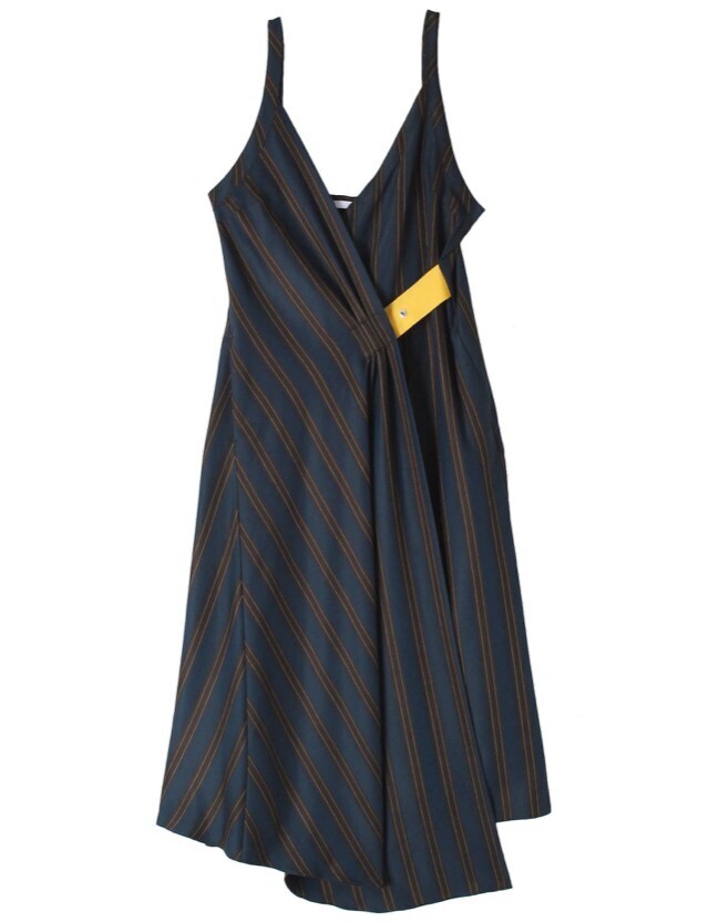 UN3D. STRIPE GATHER OP