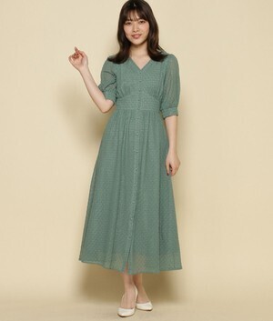 And Couture バックレースアップワンピース