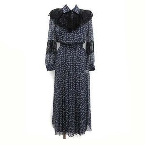 FENDI 花柄シフォンワンピース
