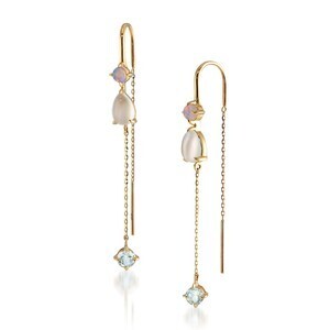 STAR JEWELRY K10 ピアス COLOR STONE PIERCED EARRINGS