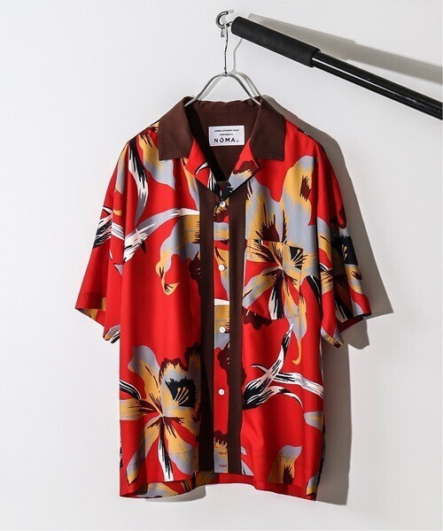 NOMA t.d. 【textile design by NOMA t.d.】50s オープンカラーシャツ2