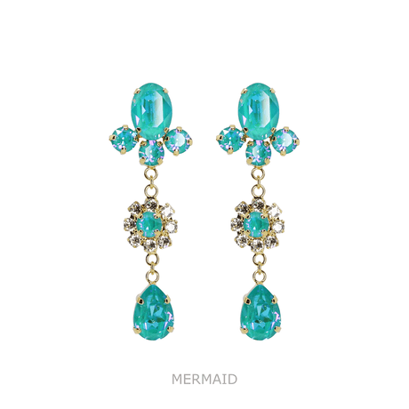 CITRON Bijoux Mini Drop Bijoux Earrings (MERMAID)