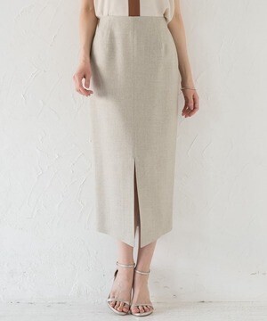 Loungedress リネンライクタイトスカート