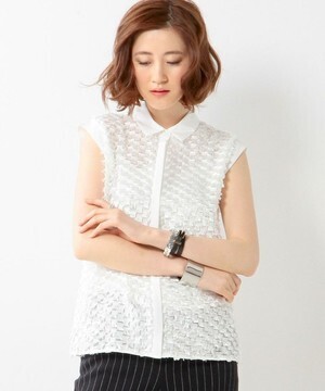 UNITED ARROWS UAB P フリンジ シャツ