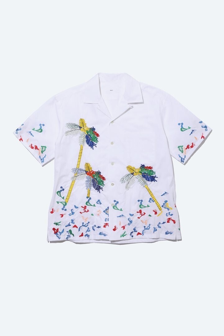 TOGA VIRILIS COTTON EMBROIDERY SHIRT