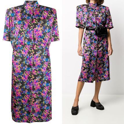 VETEMENTS Camelia フローラル シャツドレス