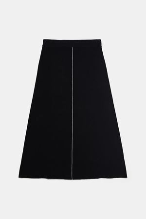 ZARA ミディ丈ニットスカート
