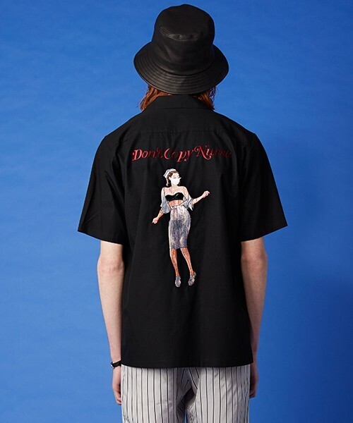 CHRISTIAN DADA Open-Necked Shirt "Nurse"