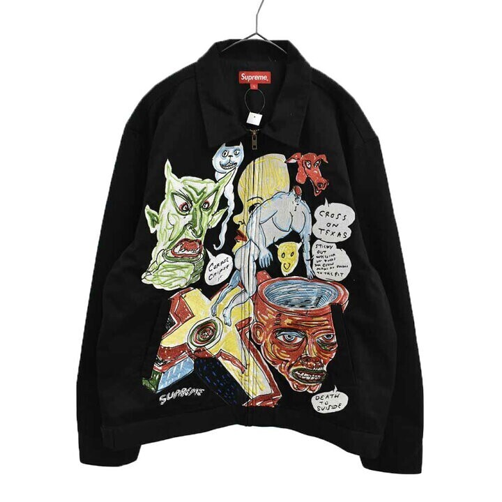 SUPREME Daniel Johnston Embroidered Work Jacket