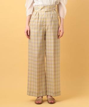 deicy ライトチェックレースアップパンツ