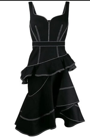 Alexander McQueen ティアードドレス