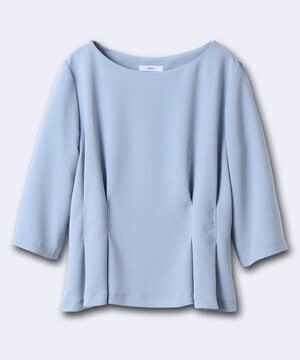INEDIT ストレッチペプラムブラウス