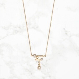 Grosse Glace Pearl Light プチネックレス ゴールド