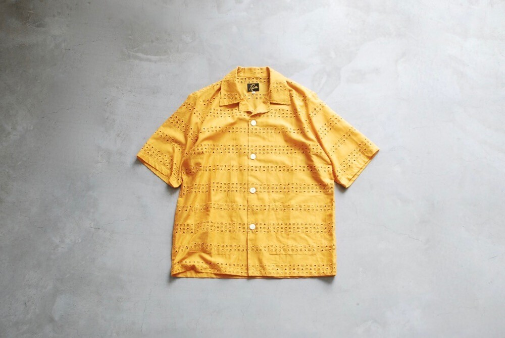 Needles Cabana Shirt - Cotton Cloth / Stripe Emb