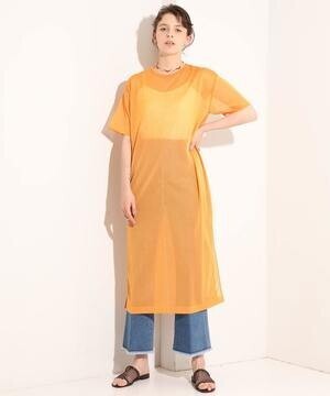 PUBLIC TOKYO シアーニットワンピ