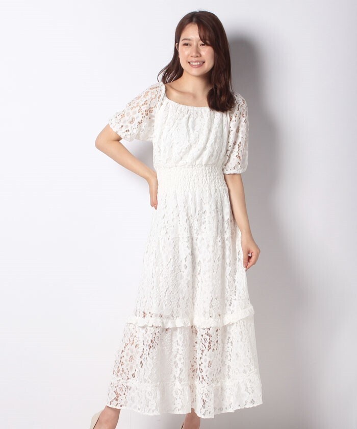 CherieMona 2WAYオールレースワンピース