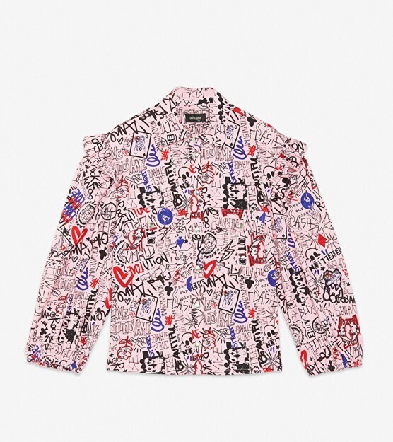 ottod'Ame COTTON SHIRT WITH PRINTING