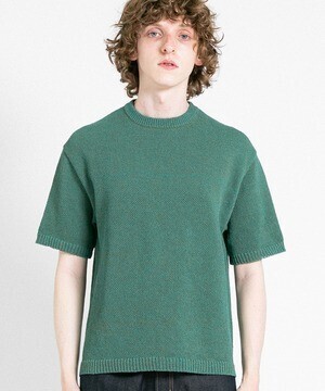 PUBLIC TOKYO 和紙カノコメランジサマーニットTEE