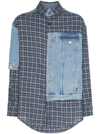 Martine Rose Denim Hybrid シャツ