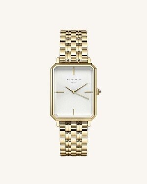 ROSEFIELD The Elles White Sunray Steel Gold 22mm