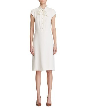 Ralph Lauren Collection Carlisle Cap-Sleeve Shirtdress