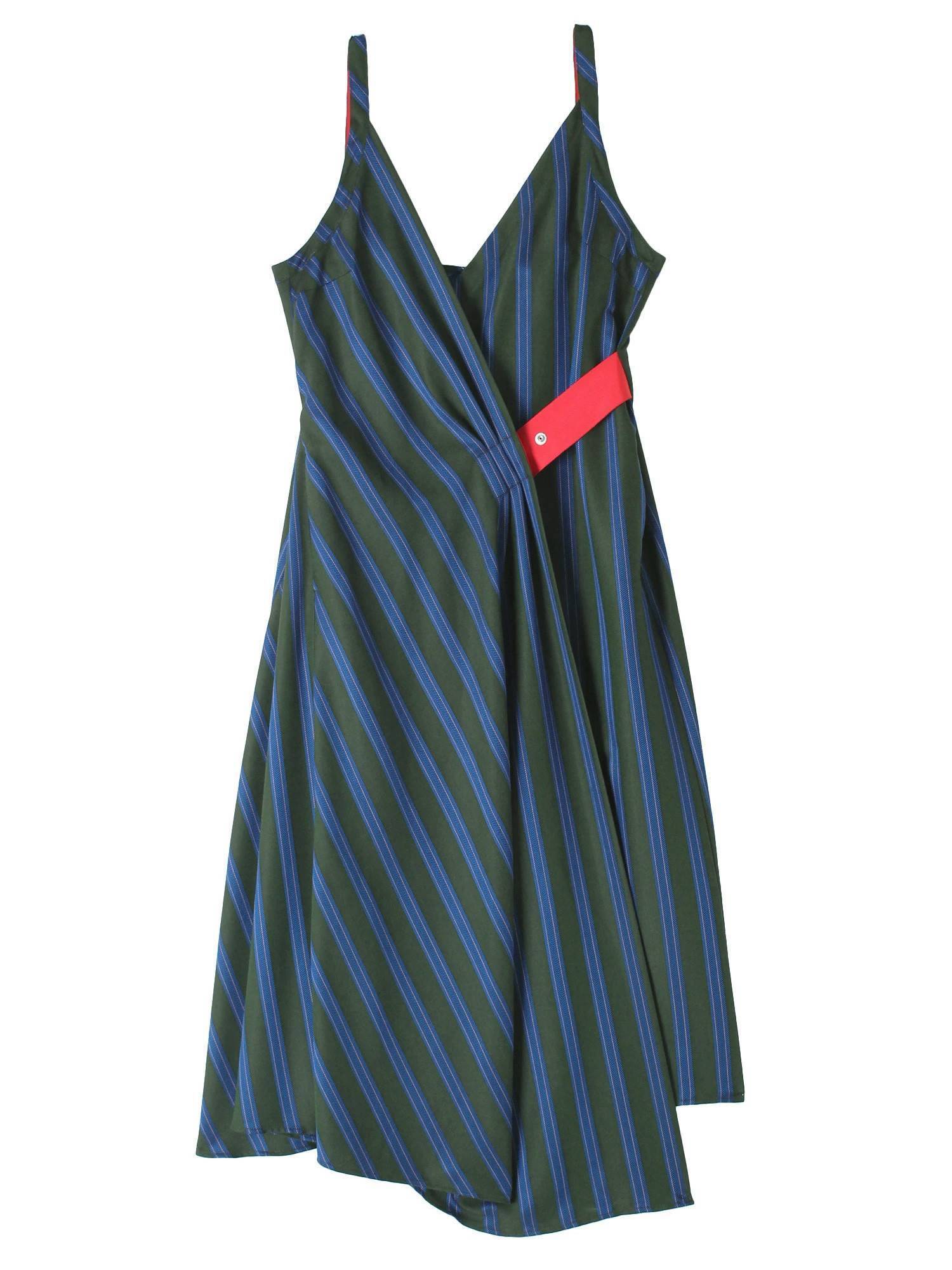 UN3D. STRIPE GATHER OP
