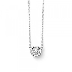 BLOOM プラチナ ダイヤモンド ネックレス(0.2ct)<鑑別カード/スコープ付>