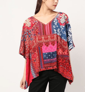Desigual ヒンドゥーパッチブラウス