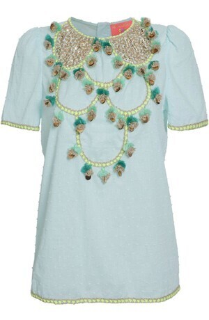 Manoush マヌーシュMANOUSHパフスリーブブラウスTOP SUMMER PETALE