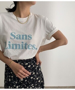 ROPE' mademoiselle 【Les Petits Basic】FRENCH ロゴTシャツ