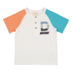 Daddy Oh Daddy デニムアップリケラグランＴシャツ