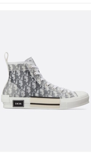 Dior “ディオール オブリーク” ハイトップスニーカー