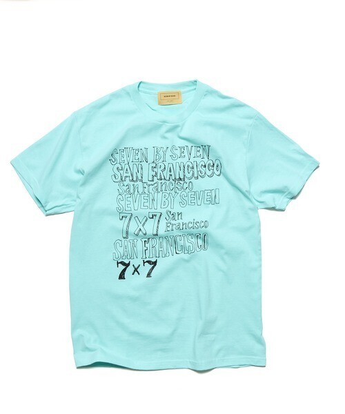 SEVEN BY SEVEN SOUVENIR TEE - Logo print - Collaborated by Masakatsu Shimoda