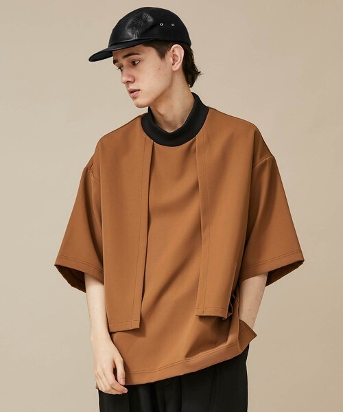 CULLNI EX.MOCK NECK S/S CUTSEWN