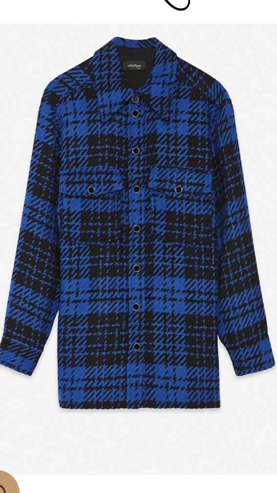 Ottode Ame OVERSIZED TARTAN SHIRT