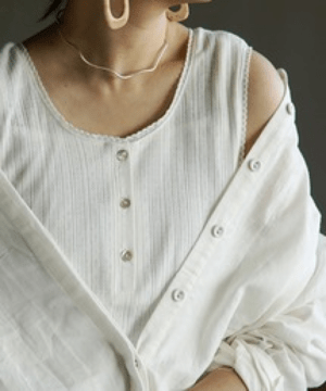 antiqua 大人女子の好きを詰め込んだ欲張りな一着。ヘンリーレースタンク・na-00278