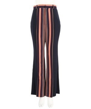 G.V.G.V. STRIPE KICK FLARE TROUSERS
