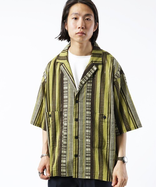 FREAK'S STORE India Open Collar SS SHIRT
