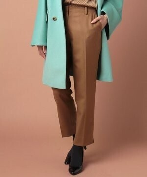 OLD ENGLAND フラノストレッチテーパードパンツ