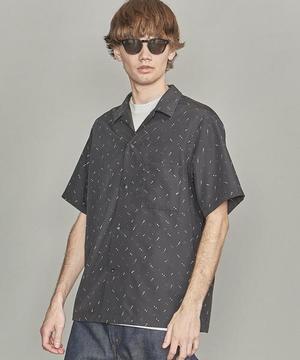 BEAUTY&YOUTH UNITED ARROWS BY ドレープ プリント オープンカラー リラックスレギュラー シャツ