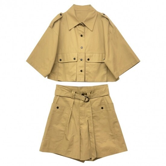 SAAAGE boutique 20 AW サファリショートセットアップ