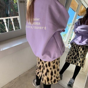 STYLENANDA 前後レタリングスウェット