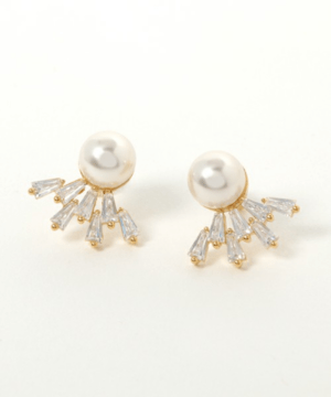 trim 【t-1077P ②】パール＆ビジューピアス