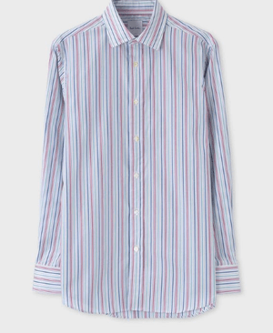 Paul Smith ランダムマルチストライプ シャツ