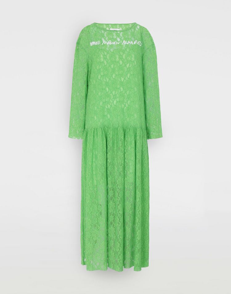 Maison Margiela ロゴ レース ドレス