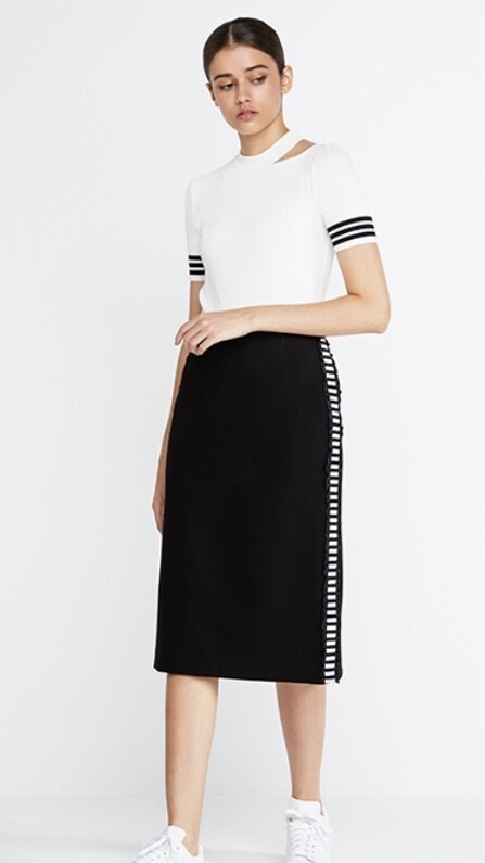 BORDERS at BALCONY I-LINE SKIRT