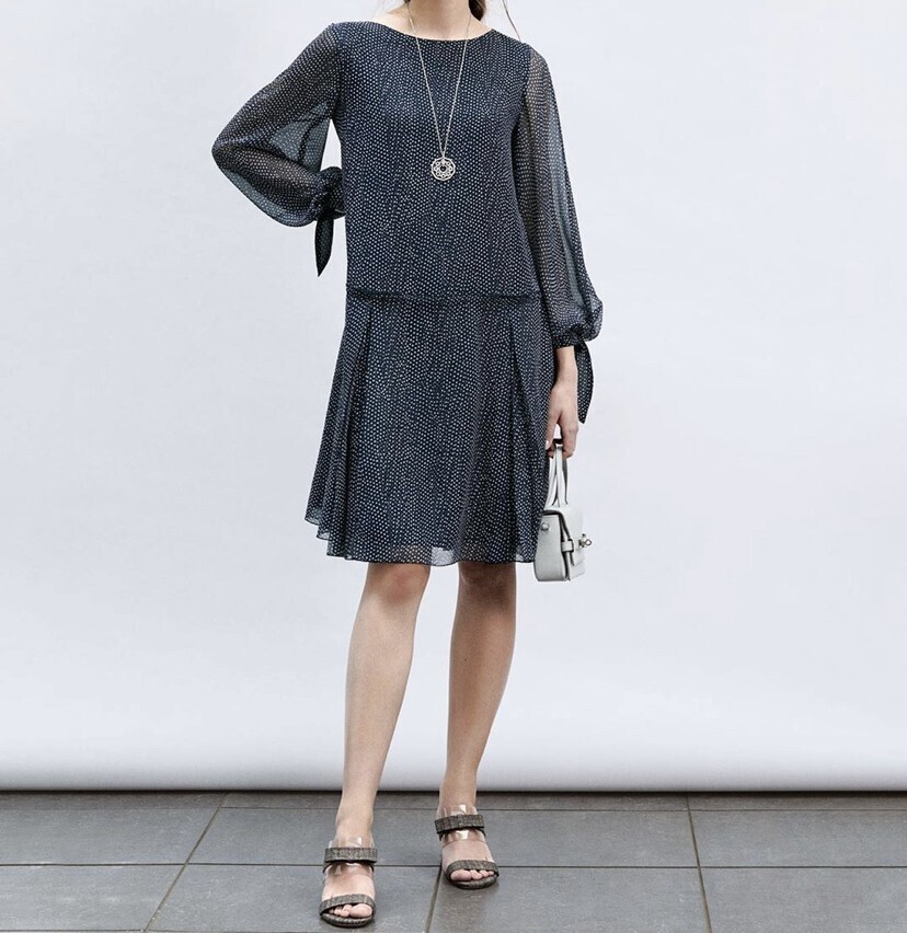 FOXEY Flapper Dot Dress