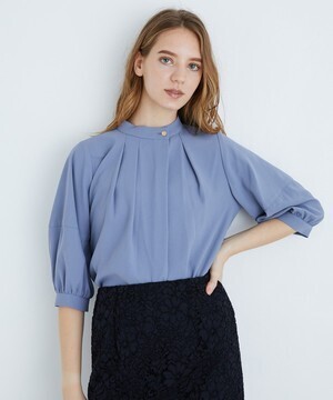 TONAL アシメタックボリュームスリーブブラウス