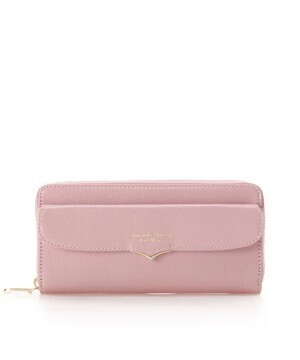 Samantha Thavasa Petit Choice シンプルバー ラウンドジップ長財布