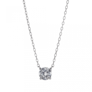 TERRA1012 Bright ラボグロウン ダイヤモンド 中石0.5ct 4本爪 ネックレス プラチナ